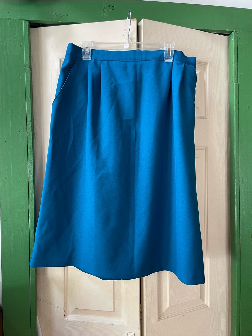 Teal Women's A-Line Skirt - Classic Office to Weekend Wear